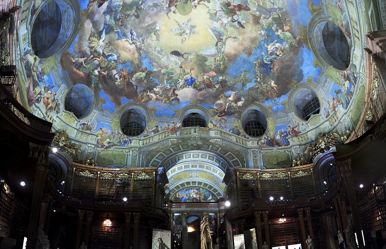 State Hall, National Library, Hofburg, Wien