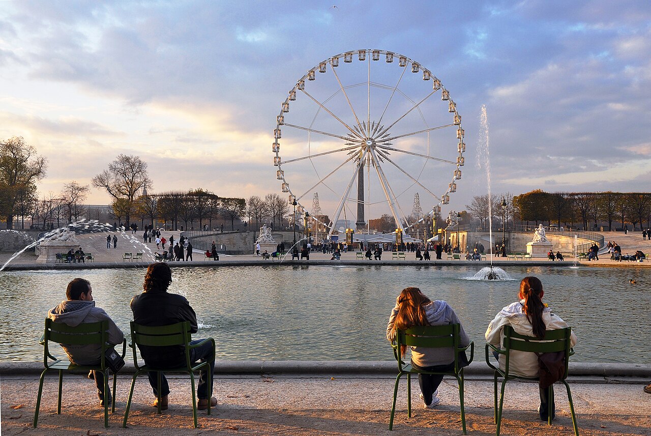 Tuileries Bahçesi, Louvre, Paris