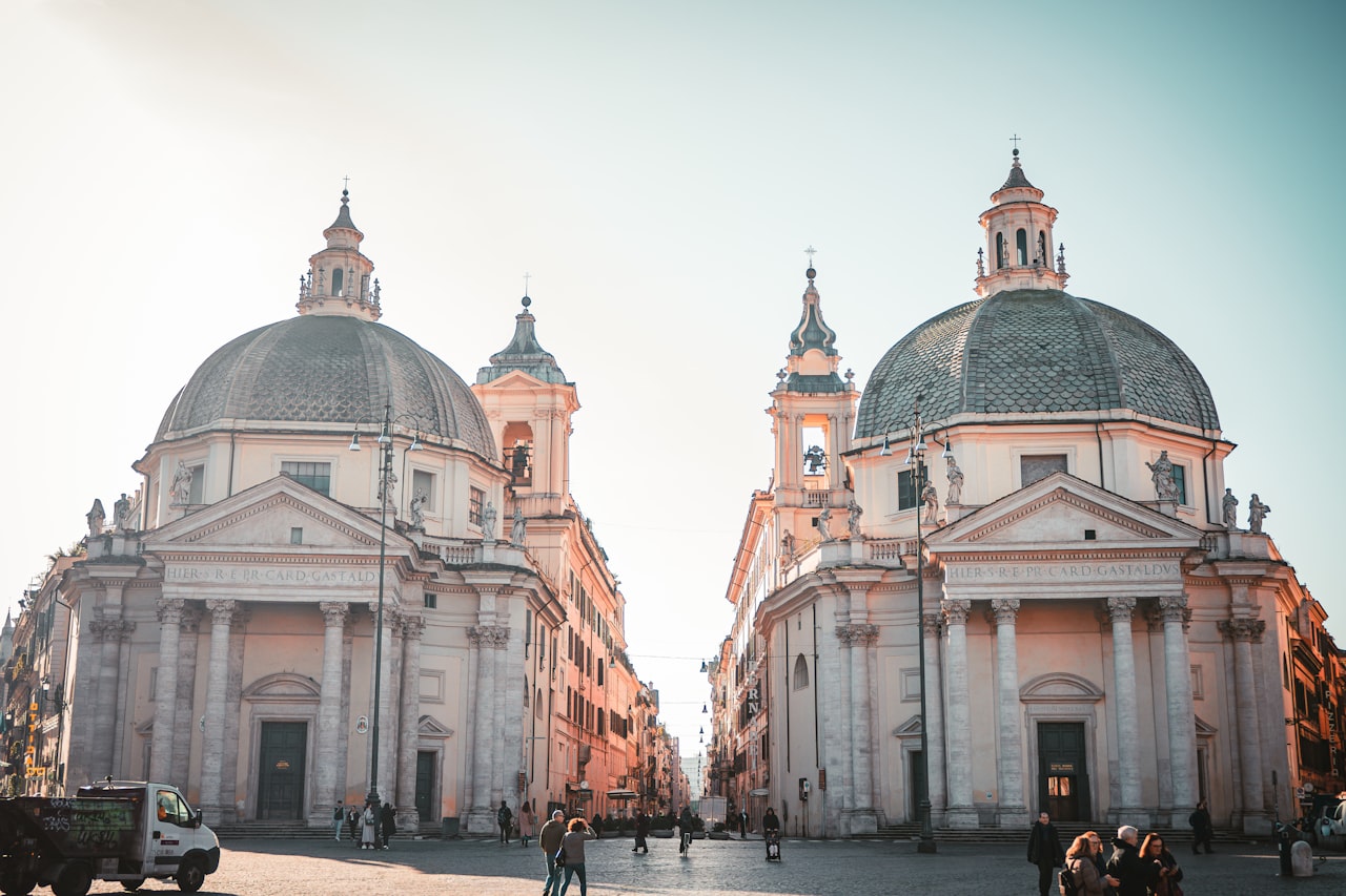 Piazza del Popolo & the Pincio Terrace, Tridente Borghese, Roma