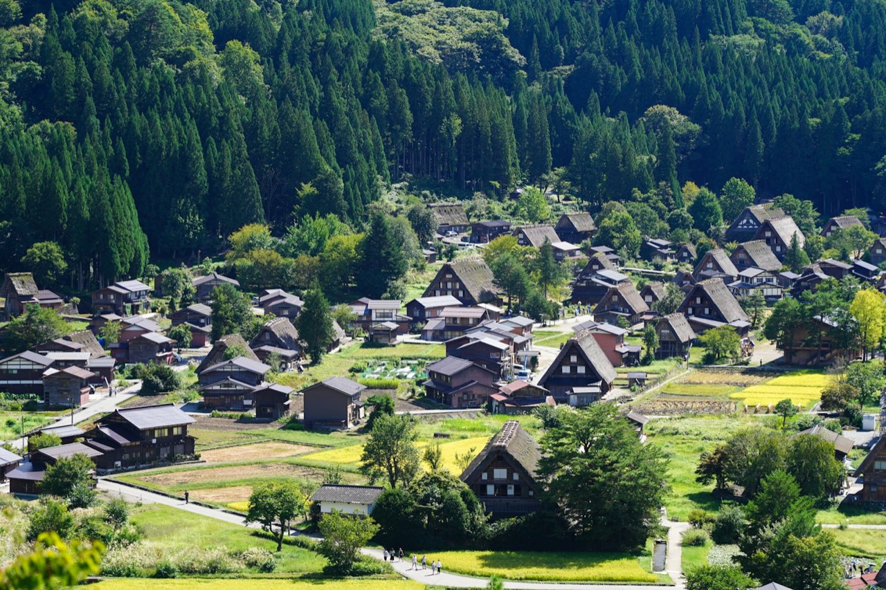 Shiroyama Viewpoint, Shirakawa Go, Kanazawa