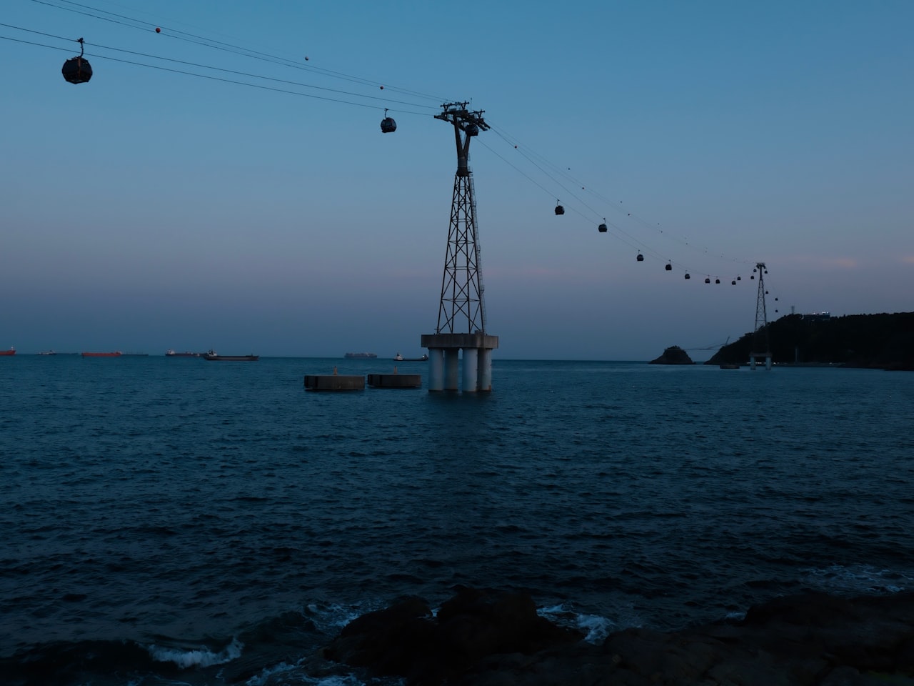 Songdo Marine Cable Car, Gamcheon, Busan