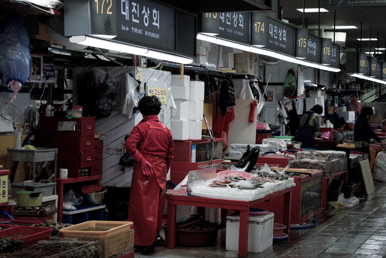 Jagalchi Market, Nampo, Busan