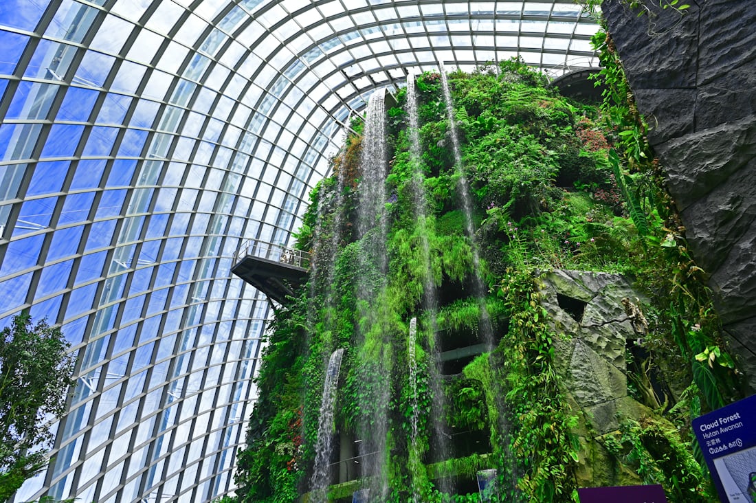 Gardens by the Bay – Cloud Forest & Flower Dome, Marina Bay, Singapore