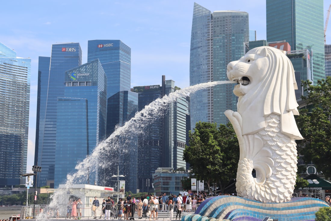 Merlion Park, Marina Bay, Singapore