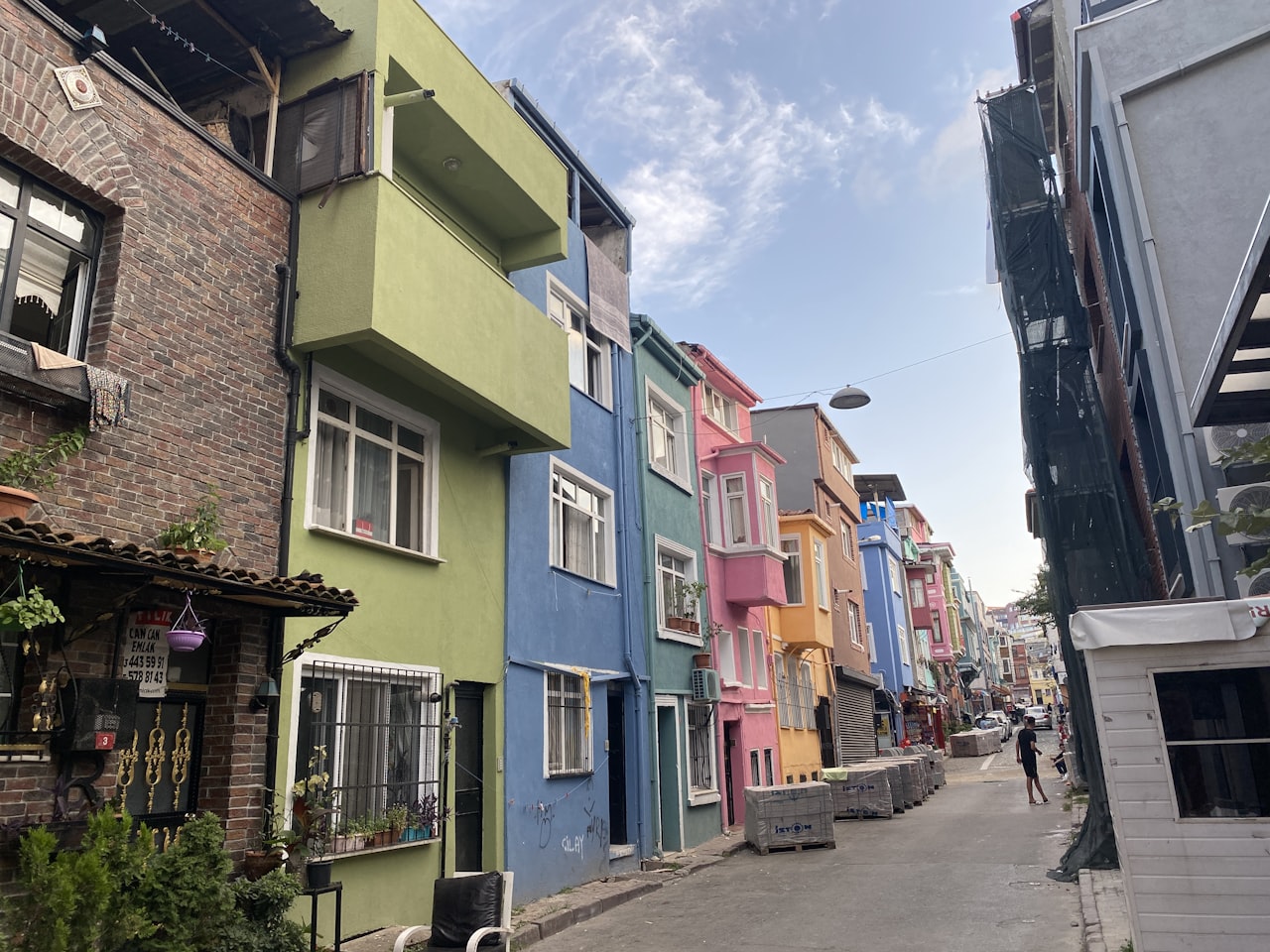 Balat's Colourful Houses (Kiremit Street), Balat, Istanbul